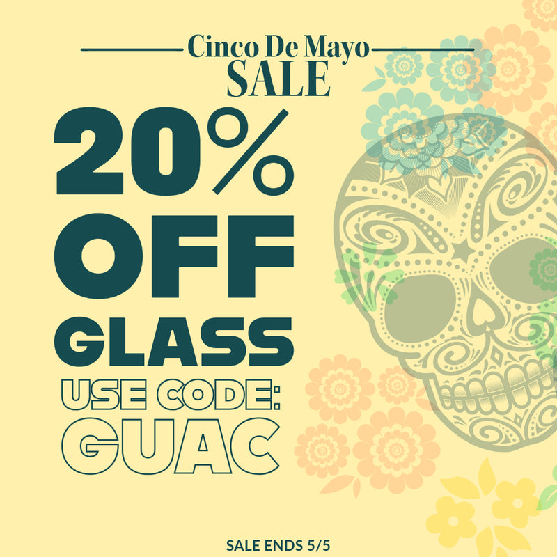 20% OFF Glass with code: GUAC
