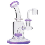 CaliConnected Showerhead Perc Mini Rig Purple