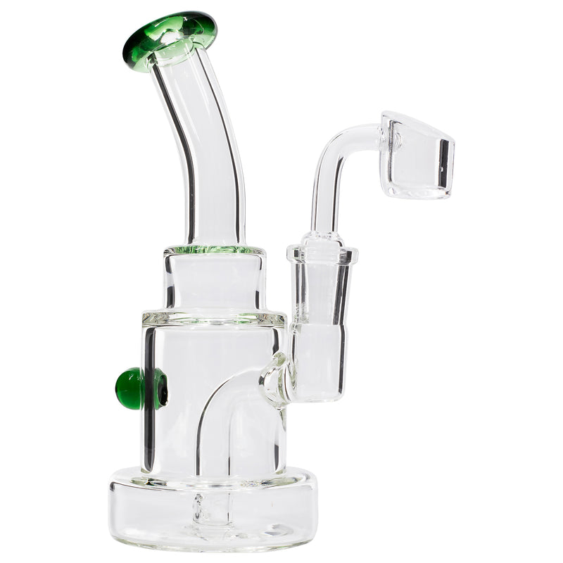 CaliConnected Stacked Cake Dab Rig Dark Green