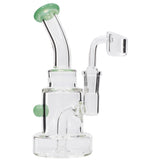 CaliConnected Stacked Cake Dab Rig Green