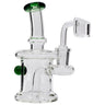 CaliConnected Barrel Dab Rig Dark Green