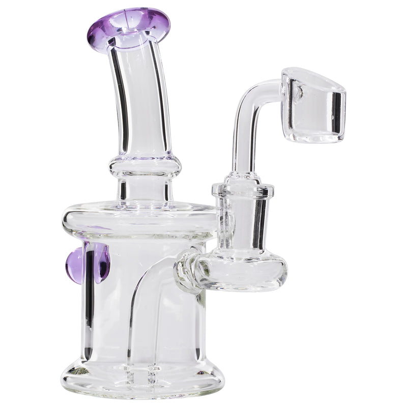 CaliConnected Barrel Dab Rig Purple