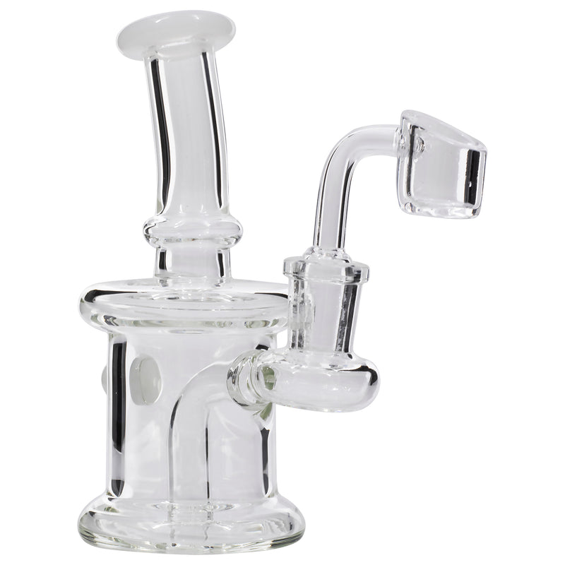 CaliConnected Barrel Dab Rig White