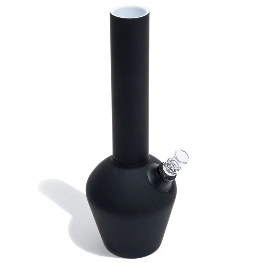 Chill Steel Pipes Rubberized Black Beaker Bong