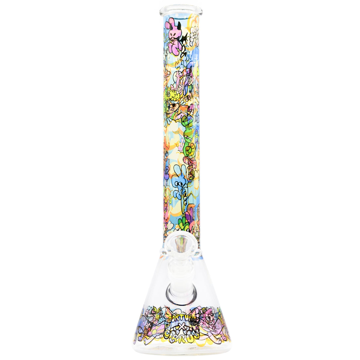 Cirrus Glass Fortune Beaker Bong