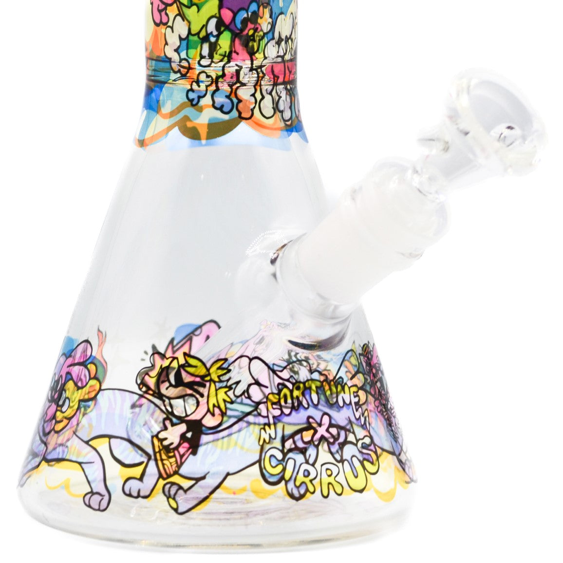 Cirrus Glass Fortune Beaker Bong