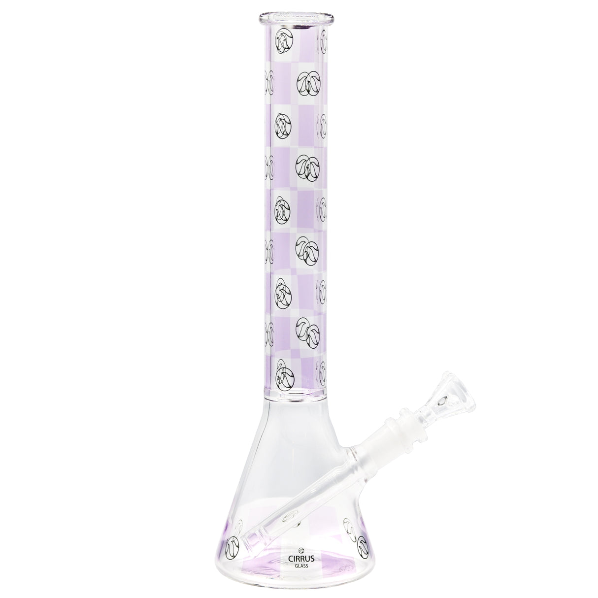 Cirrus Glass Lavender Beaker Bong