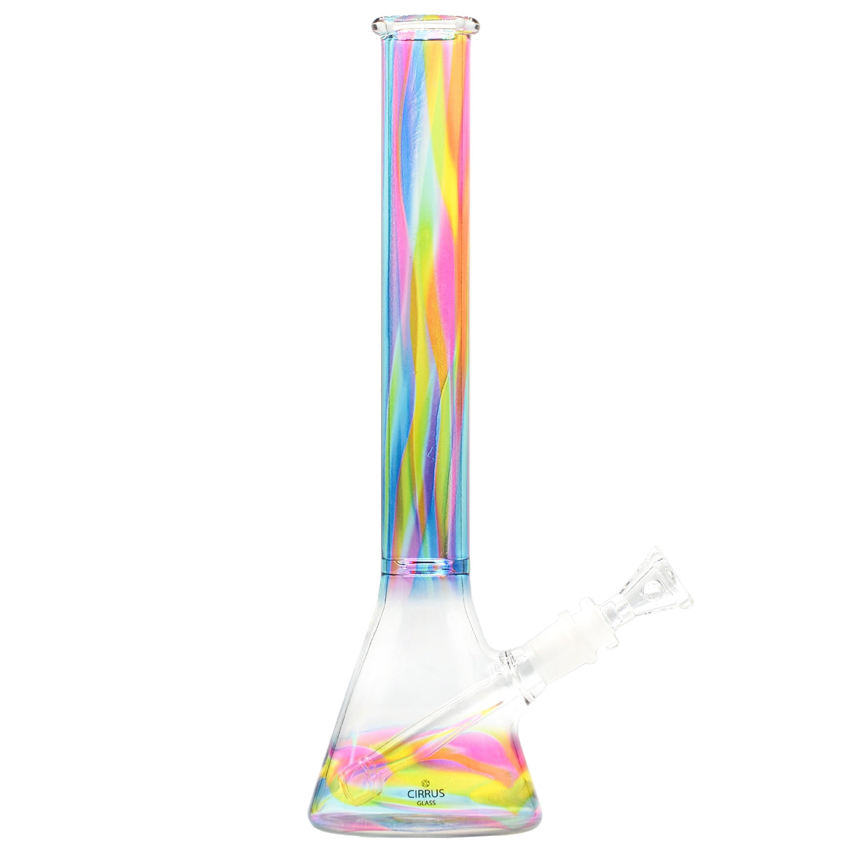 Cirrus Glass Rainbow Beaker Bong