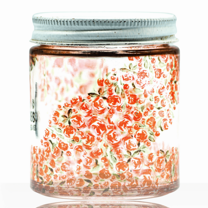 Cirrus Glass Rosa Stash Jar