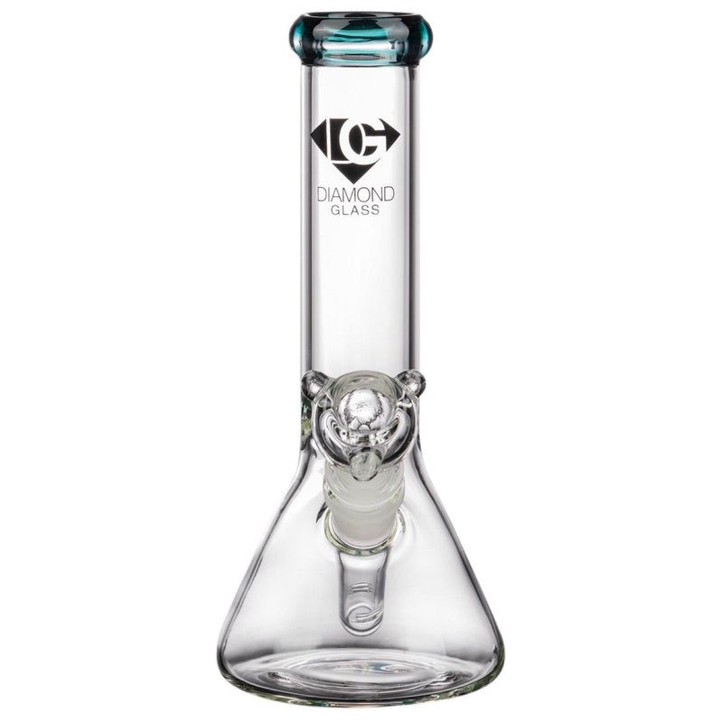 Diamond Glass 8” Basic Beaker Bong 