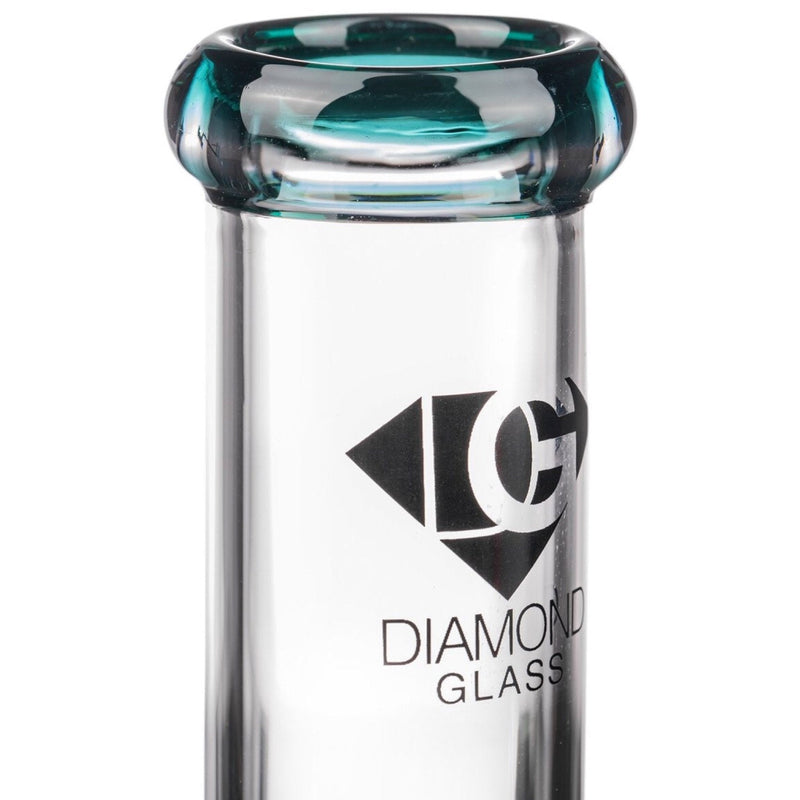 Diamond Glass 8” Basic Beaker Bong 
