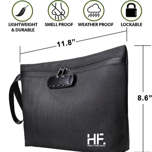 Highly Functional Smell-Proof Travel Bag