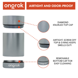 Ongrok Aluminum Metal Storage Jar