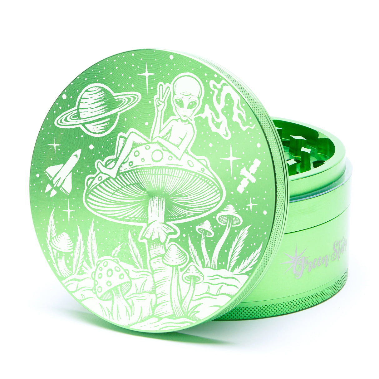 Green Star Jumbo 4-Piece Grinder