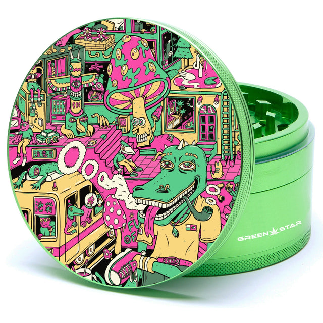 Green Star Jumbo 4-Piece Grinder