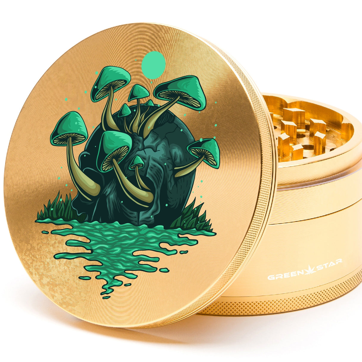 Green Star Jumbo 4-Piece Grinder