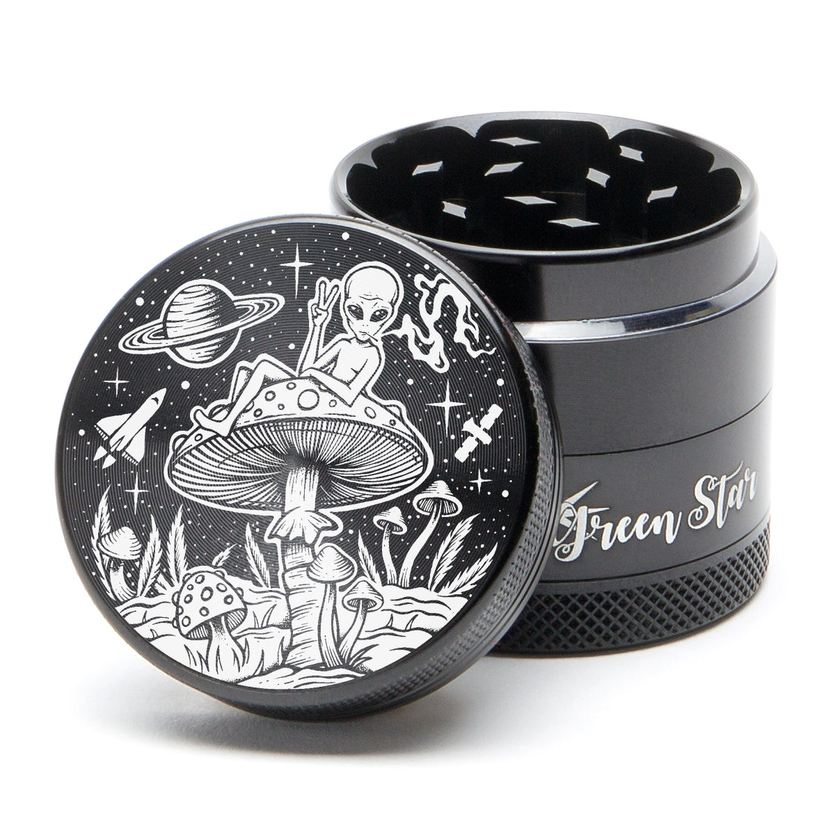 Green Star Medium 4-Piece Grinder