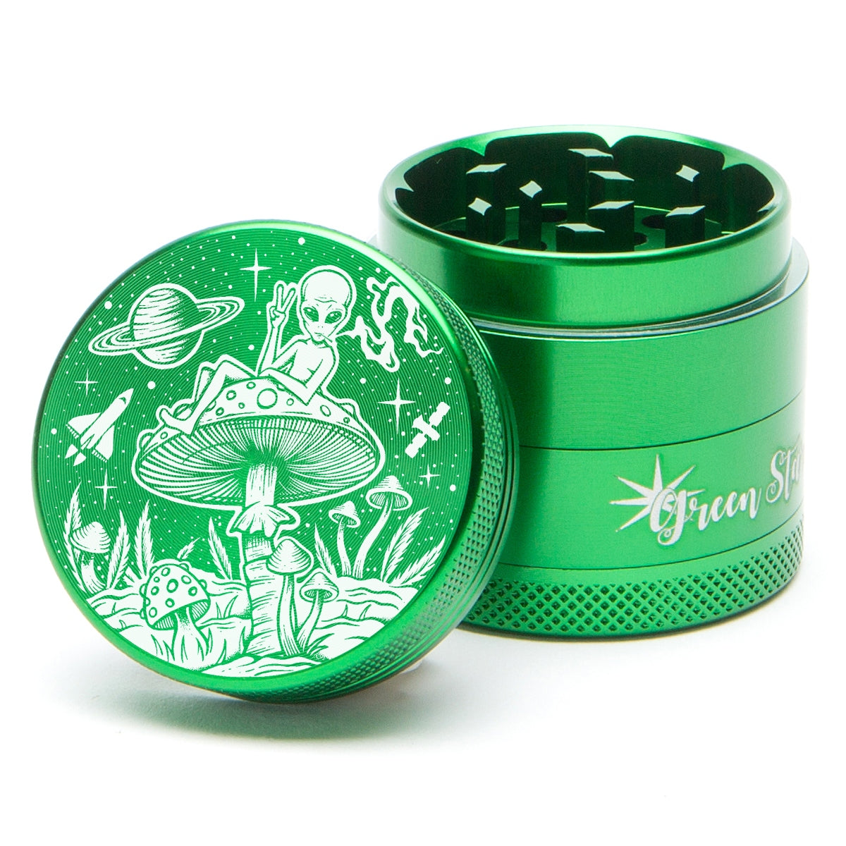 Green Star Medium 4-Piece Grinder