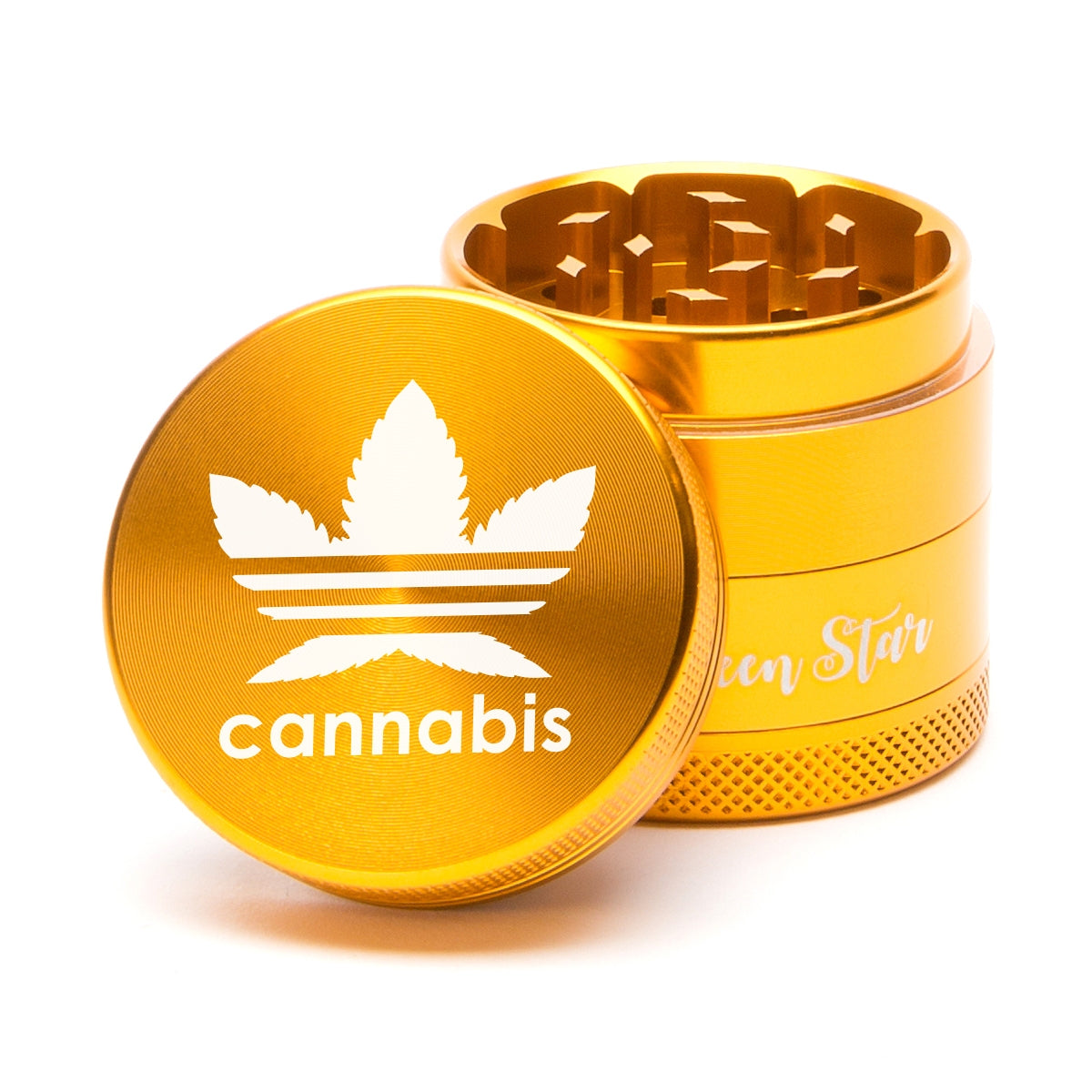 Green Star Medium 4-Piece Grinder