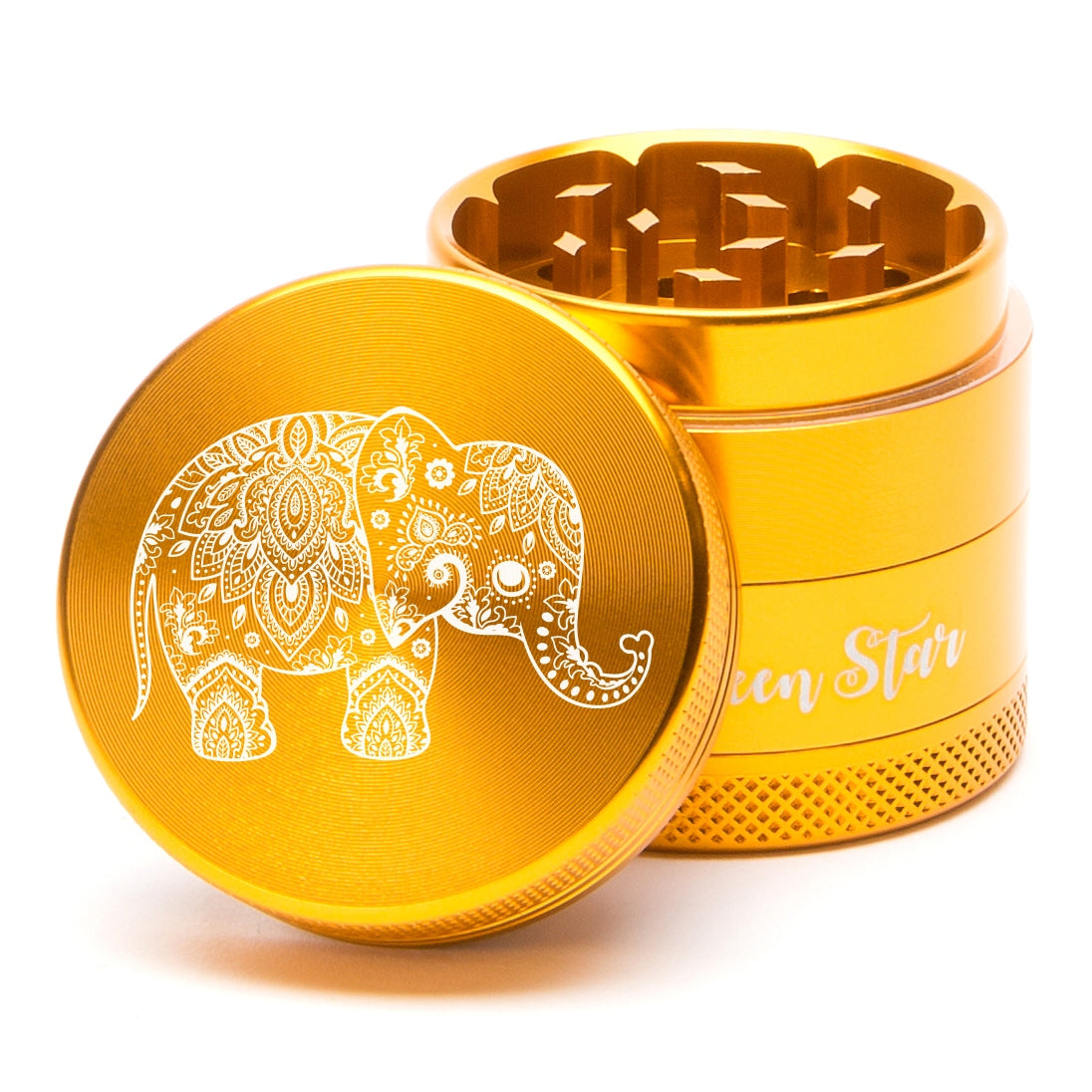 Green Star Medium 4-Piece Grinder