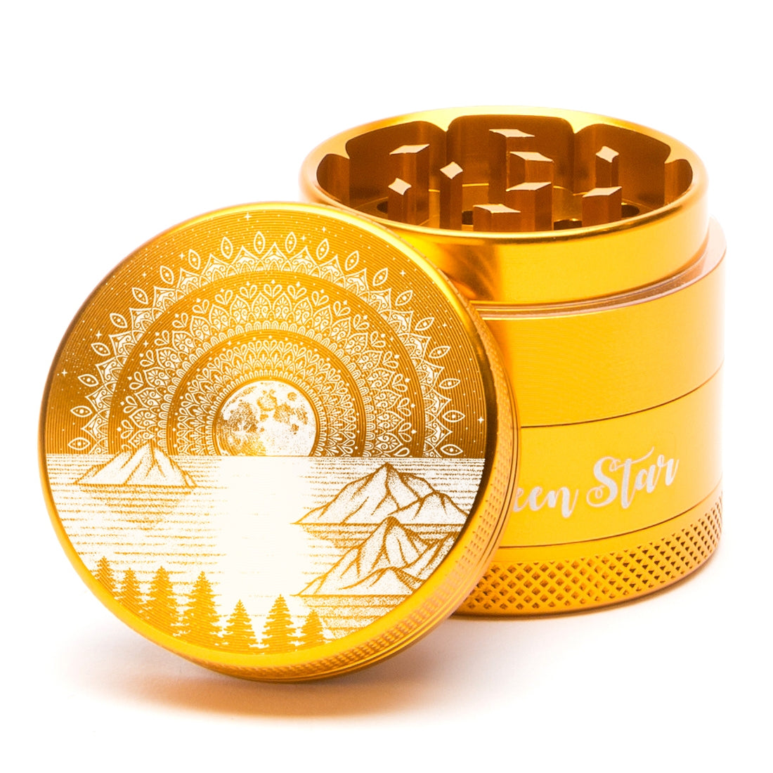 Green Star Medium 4-Piece Grinder