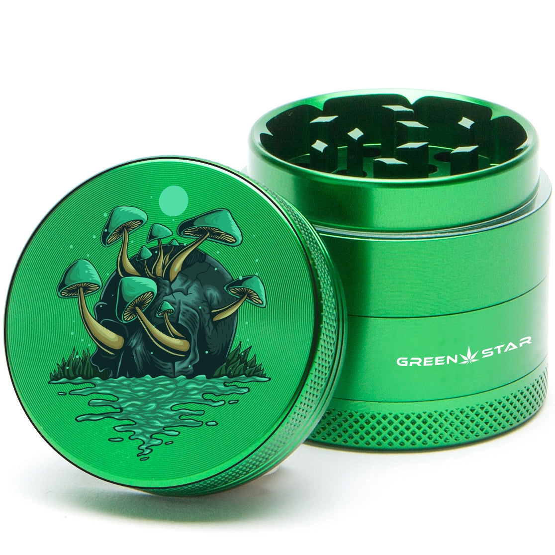 Green Star Medium 4-Piece Grinder