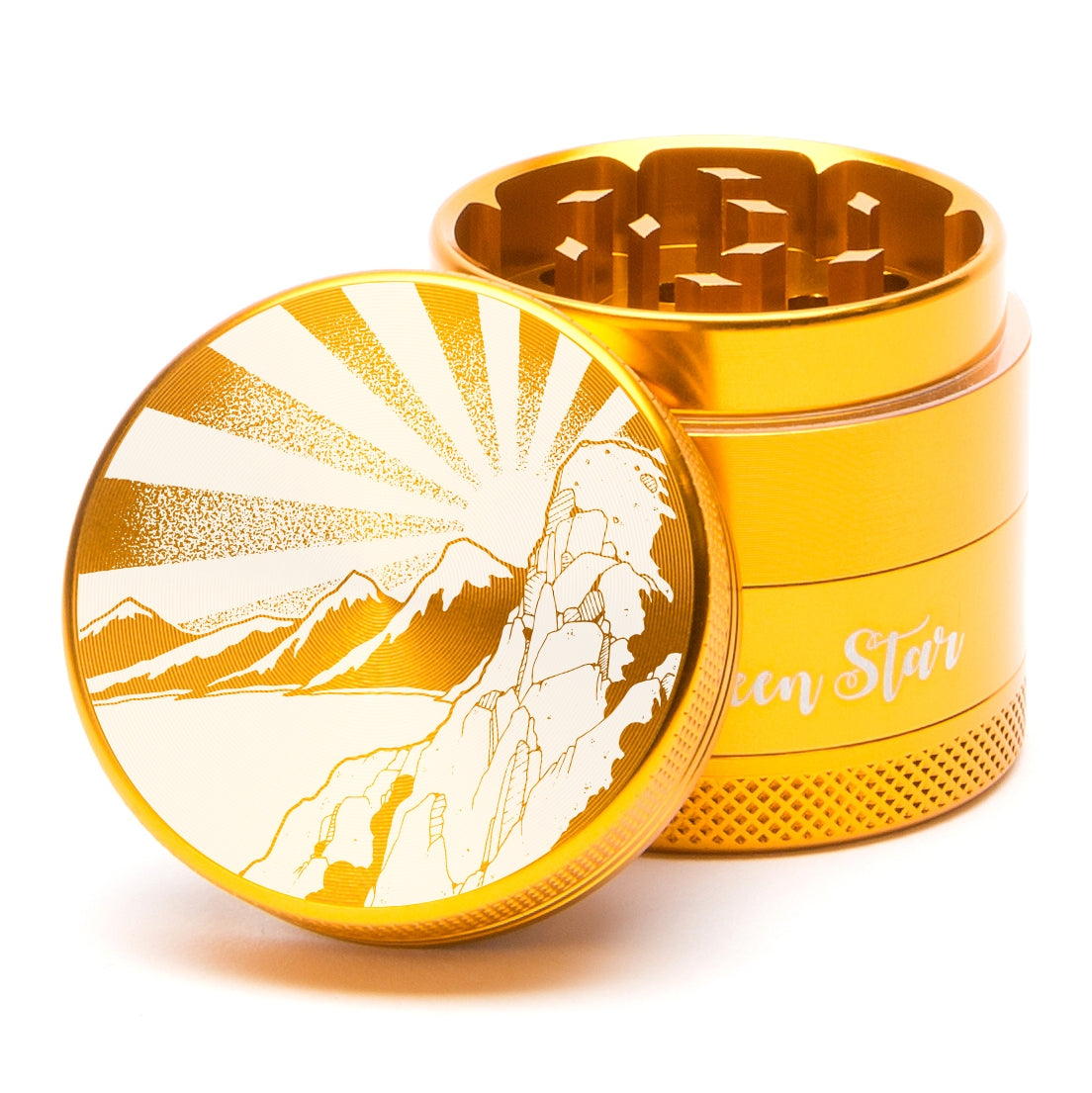 Green Star Medium 4-Piece Grinder