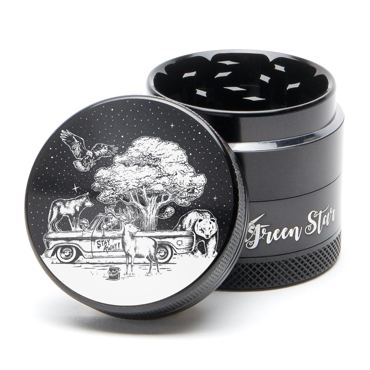 Green Star Medium 4-Piece Grinder