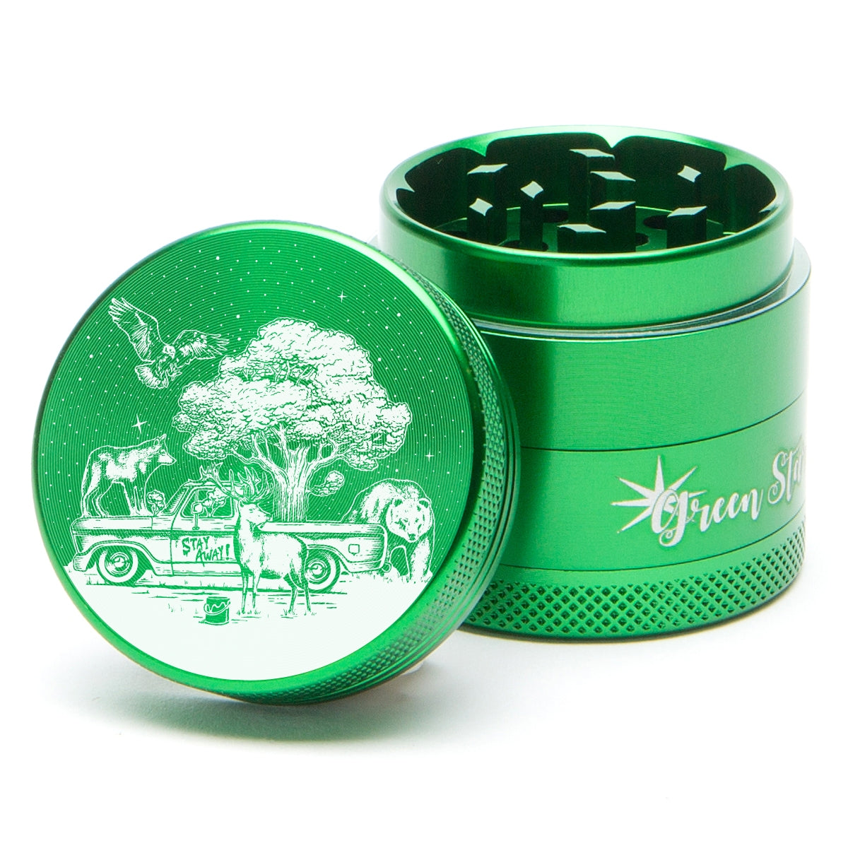 Green Star Medium 4-Piece Grinder