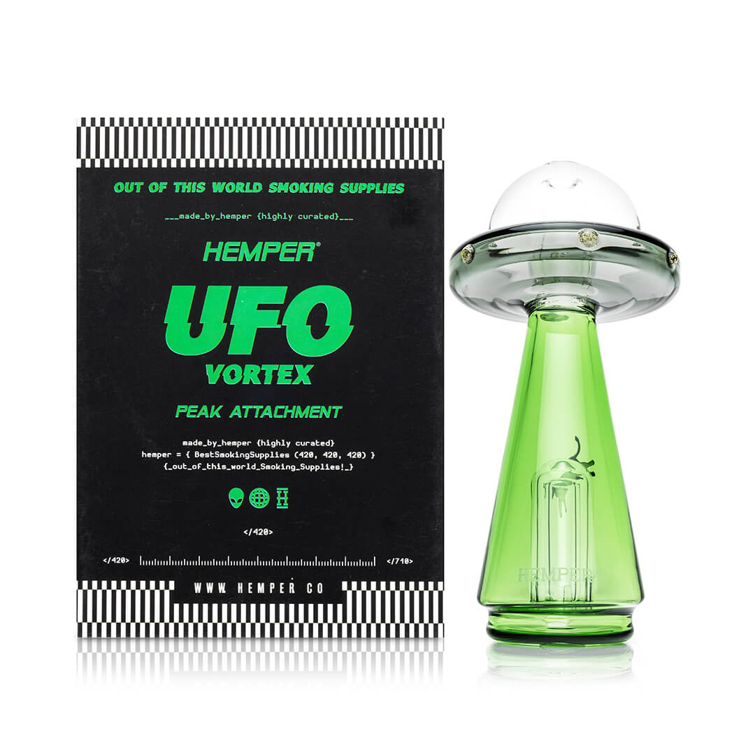 UFO Vortex Puffco Peak Glass Attachment