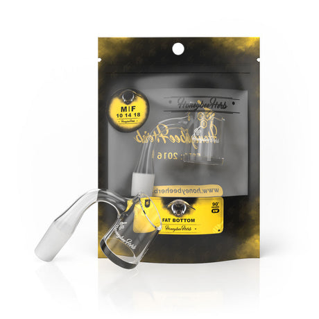 Honeybee Herb Black Line Quartz Banger