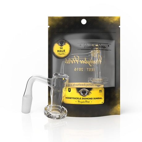 Honeybee Herb Black Line Quartz Banger