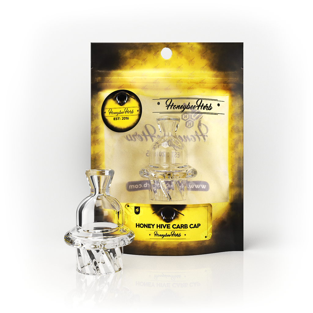 Honeybee Herb Yellow Line Carb Cap