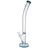 24 inch Thick Glass Bent Neck Straight Tube Bong