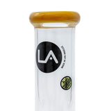 LA Pipes Colored Straight Tube Bong Mouthpiece