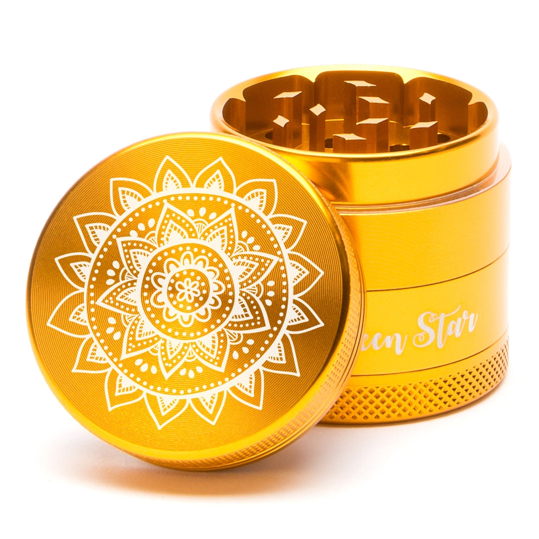 Green Star Novelty Small 4-Piece Grinder