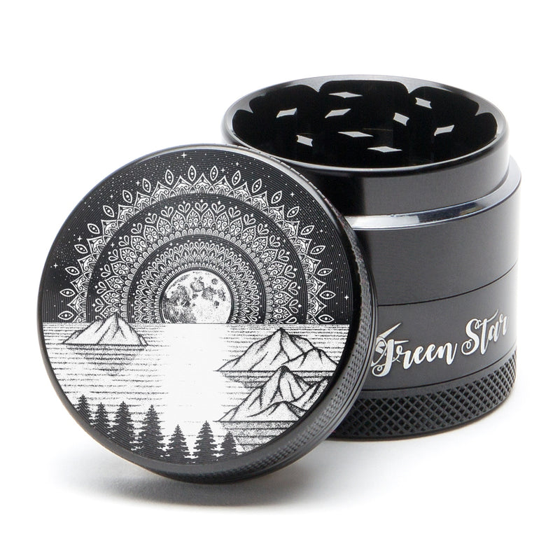 Green Star Scenic Small 4-Piece Grinder