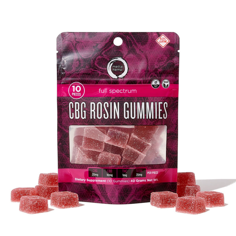 Metta Hemp CBG Rosin Gummies