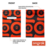 Ongrok Color-Coded Mylar Bags