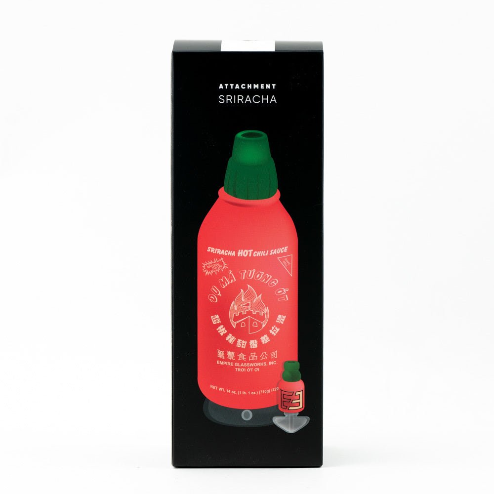 Sriracha Bottle Puffco Peak Glass Attachment 🌶️