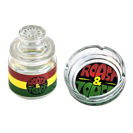 Roast & Toast Ashtray & Stash Jar Set