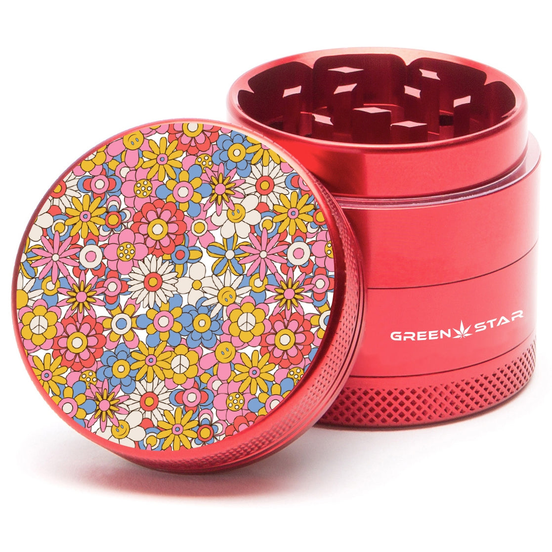 Green Star Novelty Small 4-Piece Grinder