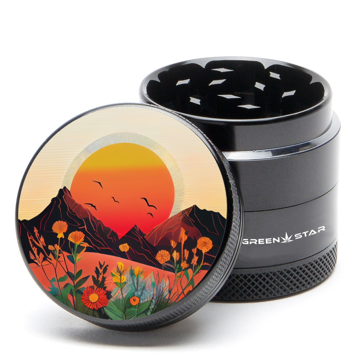 Green Star Scenic Mini 4-Piece Grinder