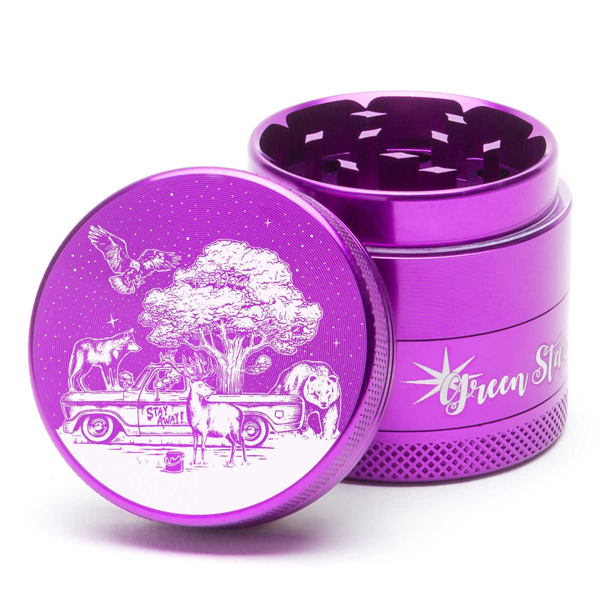 Green Star Novelty Small 4-Piece Grinder