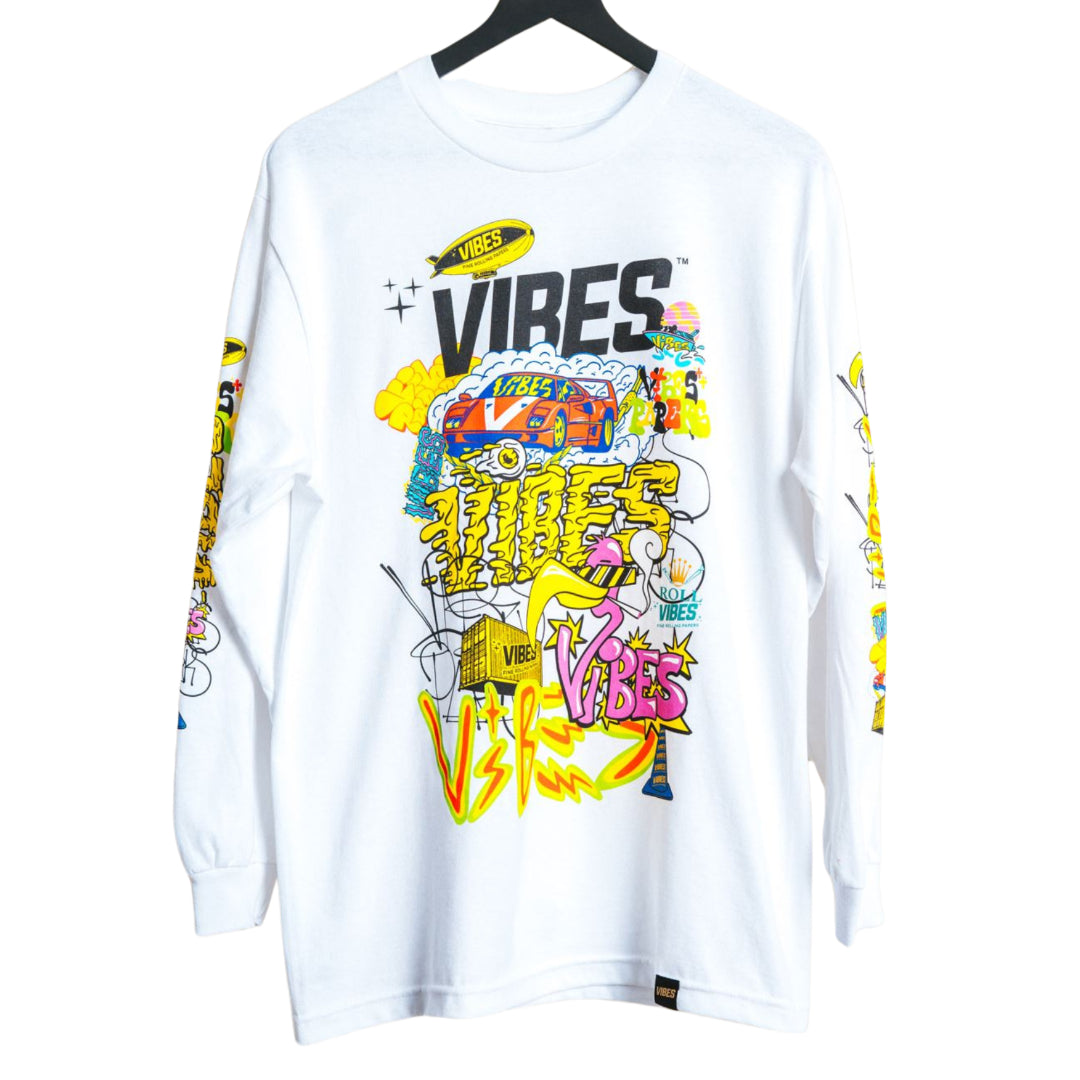 VIBES Collage Long Sleeve Tee