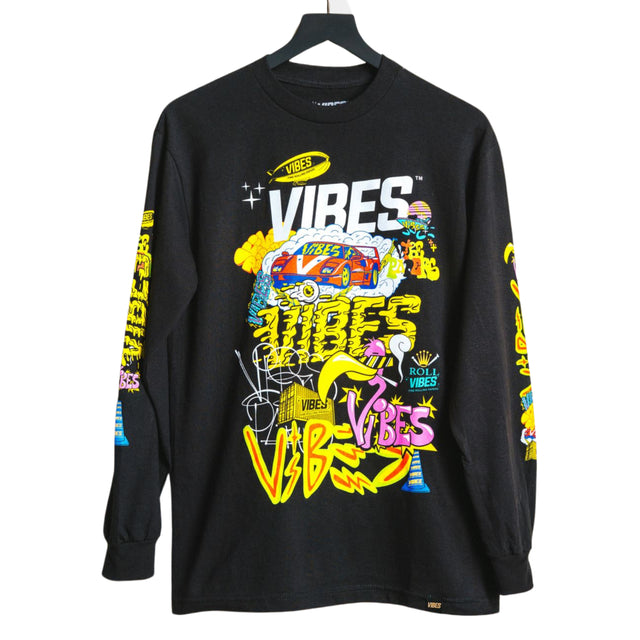 VIBES Collage Long Sleeve Tee