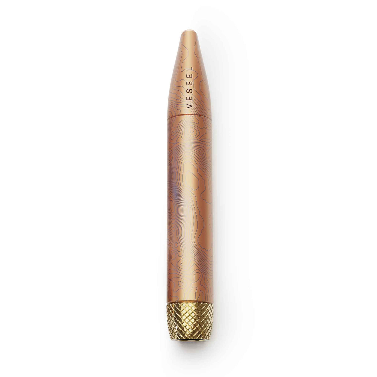 Vessel 3.5” Helix Metal One-Hitter Pipe