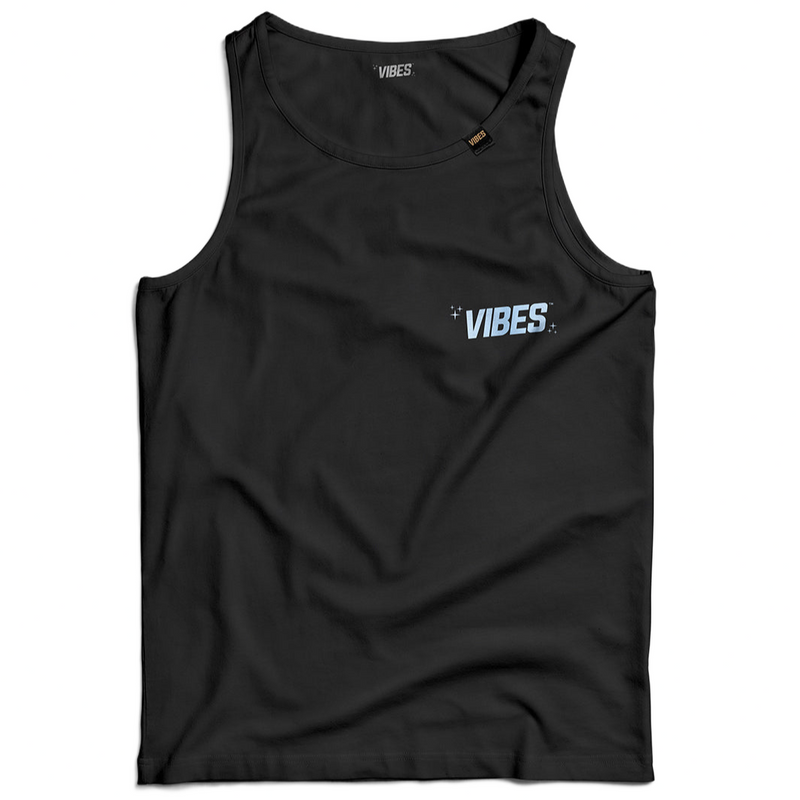 VIBES Joint Cloud Black Tank Top
