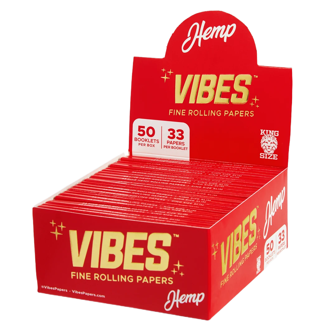 Vibes King Size Slim Box (50 Pack)