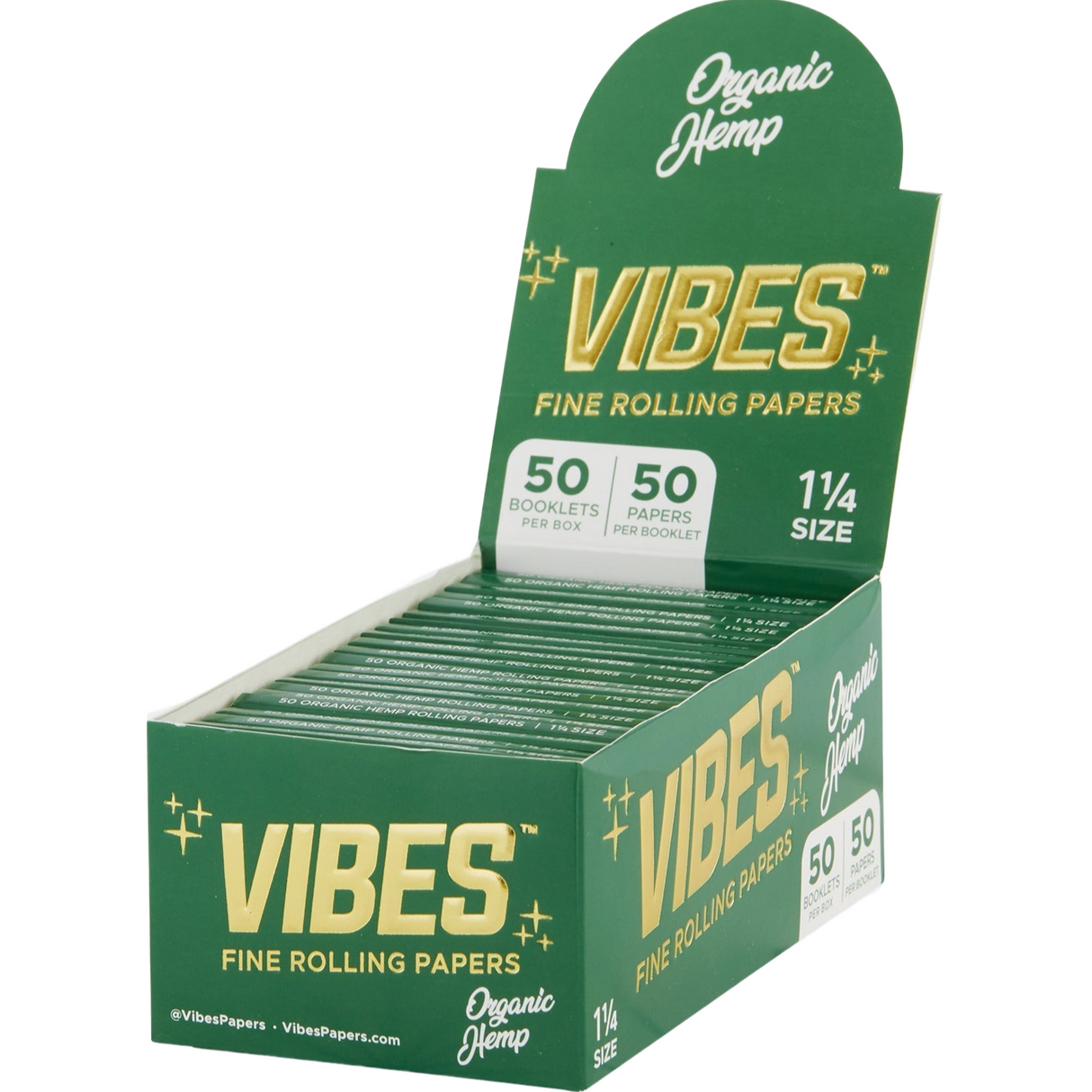 VIBES 1.25" Papers Box (50 Pack)